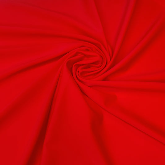 Microfiber in red, bi-elastic laundry fabric 0.5 m