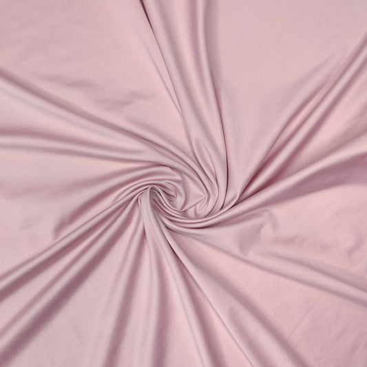 Microfiber, bi-elastic laundry fabric in lotus/pink