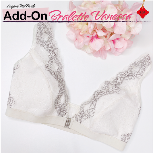 Add-On for Bralette Vanessa in PDF, German / German. E-book with description with changes to the pattern pieces and sewing instructions for sewing yourself IDsmx3