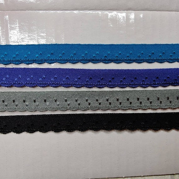 1M folding rubber/edging rubber, elastic edging tape. Colors: blue, gray, black, petrol. IDelx19