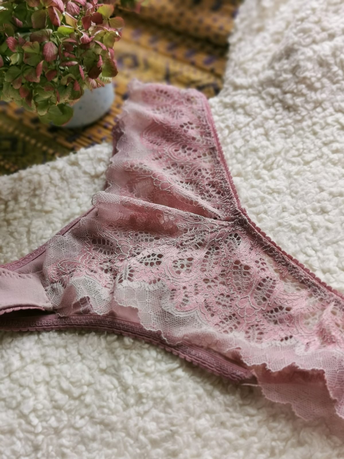 Lace Inset Thong Panty  Victoria's Secret Indonesia