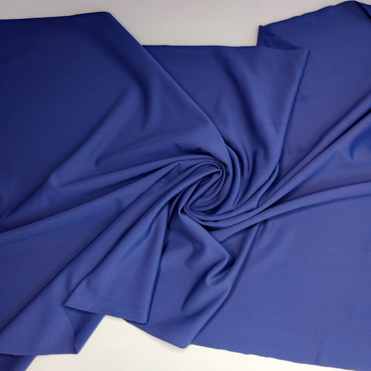 Microfiber, bi-elastic laundry fabric. Color direction dark blue
